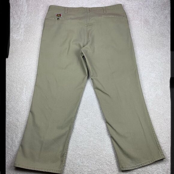 Ben Davis Original Classic Beige 50/50 Blend Work Pants #695 Sz 42x30 - Picture 1 of 15
